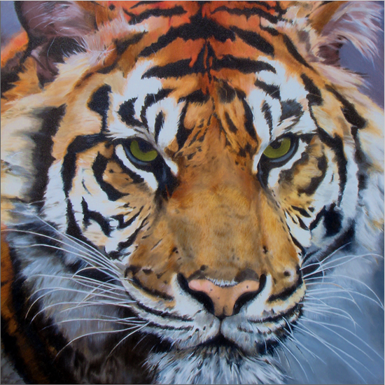 Tiger_Acrylbild